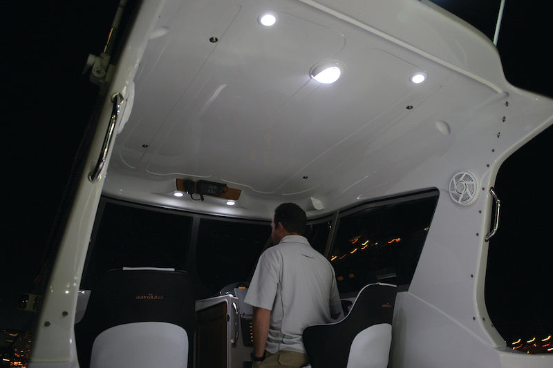 Hella COURTESY Lamp RND BLUE MD12 SS RIM 2XT Sidemarkers & Indicators Hella