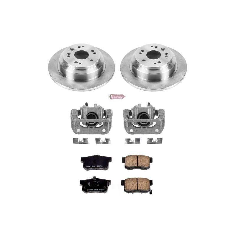Power Stop 10-11 Honda Accord Crosstour Rear Autospecialty Brake Kit w/Calipers Brake Kits - OE PowerStop