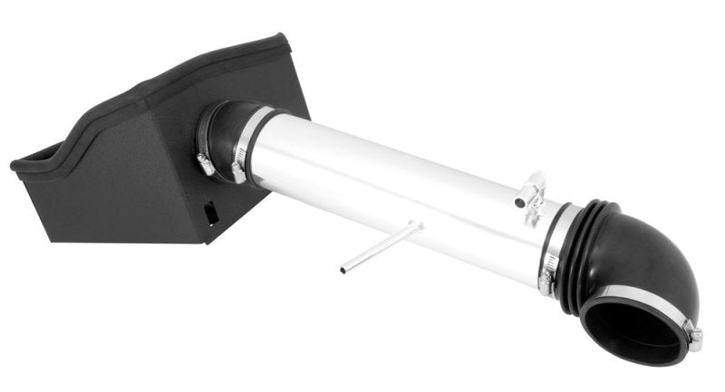 Spectre 11-14 Ford F150 V8-5.0L F/I Air Intake Kit - Polished w/Red Filter Cold Air Intakes Spectre