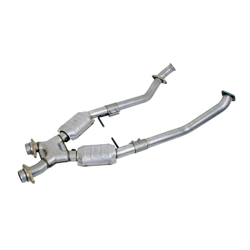 BBK 96-98 Mustang 4.6 GT High Flow X Pipe With Catalytic Converters - 2-1/2 Catback BBK