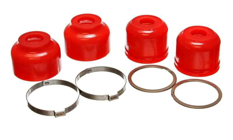 Energy Suspension 94-06 Hummer H1 Red Front or Rear Ball Joint Boot Set Bushing Kits Energy Suspension