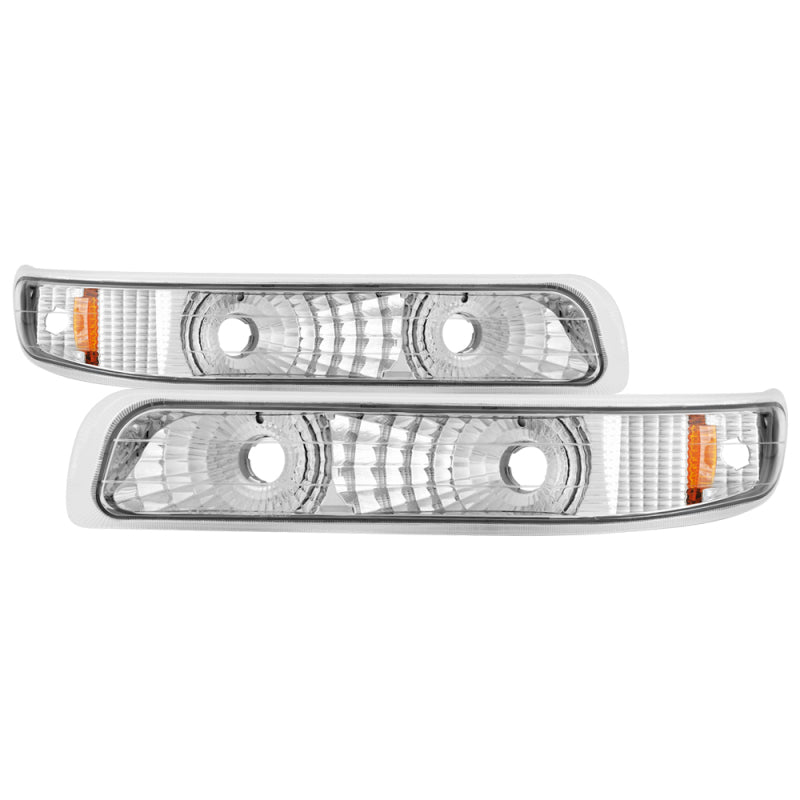 xTune Chevy Silverado 99-02 / Chevy Suburban/Tahoe 00-06 Amber Bumper Lights Euro CBL-JH-CS99-AM-E Tail Lights SPYDER