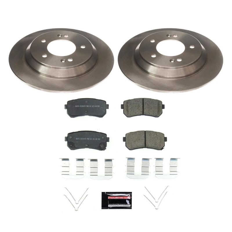 Power Stop 18-20 Hyundai Kona Rear Autospecialty Brake Kit Brake Kits - OE PowerStop