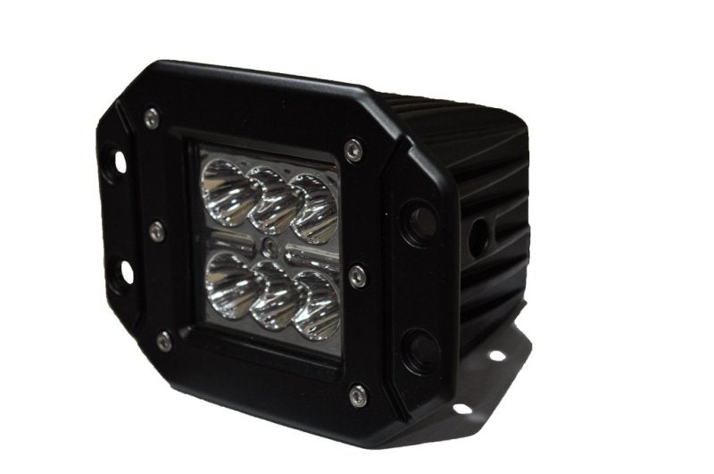 DV8 Offroad 3in Flush Mount LED Lights 20W Flood/Spot 5W Cree Light Bars & Cubes DV8 Offroad