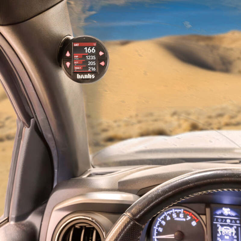 Banks Power 16-23 Toyota Tacoma - iDash Stealth Single Gauge Pod Kit Gauge Pods Banks Power