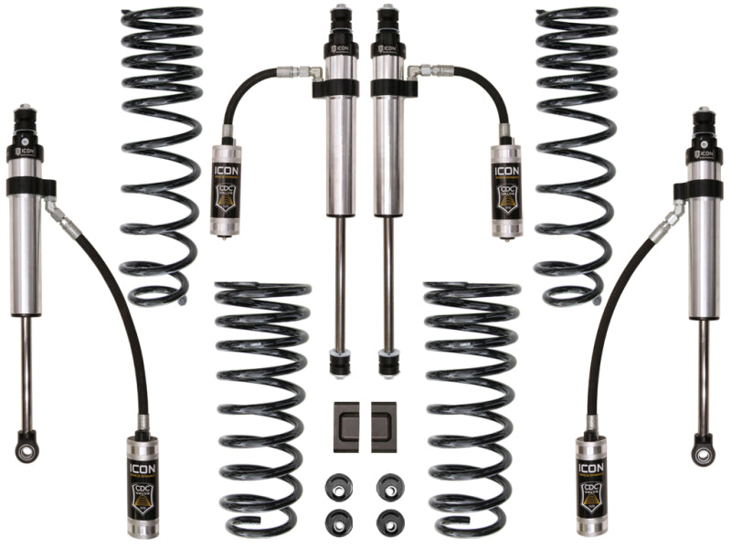ICON 91-97 Toyota Land Cruiser 80 Series 3in Stage 3 Suspension System Shocks and Struts ICON