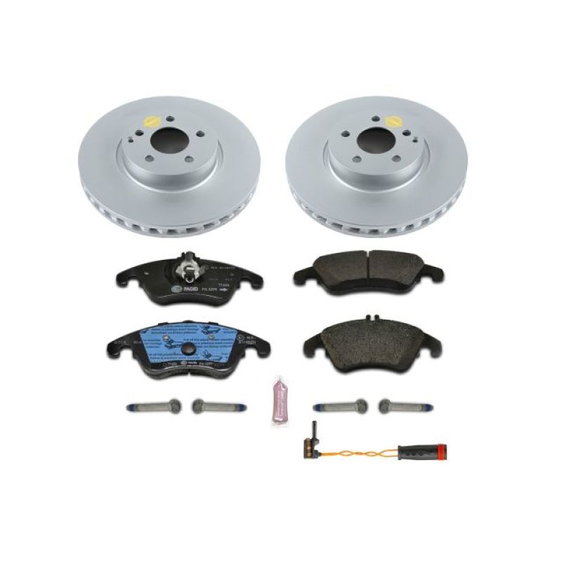 Power Stop 13-14 Mercedes-Benz C300 Front Euro-Stop Brake Kit Brake Kits - OE PowerStop