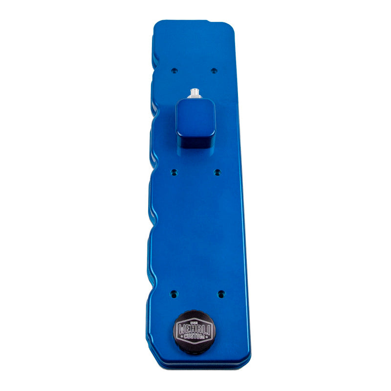 Wehrli 06-18 Cummins WCFab X D&J Precision Billet Valve Cover - Bengal Blue Valve Covers Wehrli