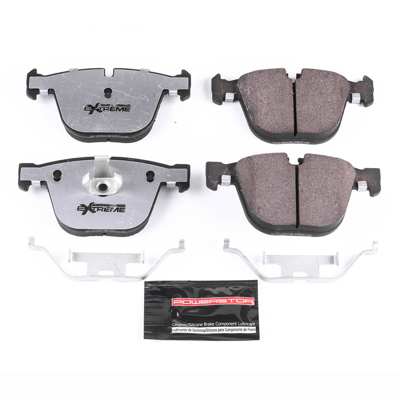 Power Stop 2011 BMW 1 Series M Rear Z26 Extreme Street Brake Pads w/Hardware Brake Pads - Performance PowerStop
