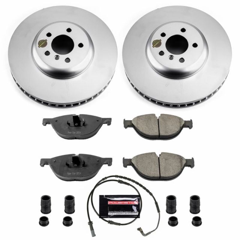 Power Stop 09-10 BMW 750i Front Z23 Evolution Sport Coated Brake Kit Brake Kits - Performance D&S PowerStop
