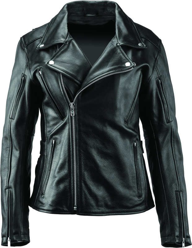 Kuryakyn Leather By River Road Ironclad Classic Leather Jacket Black Womens - Medium Jackets - Leather Kuryakyn