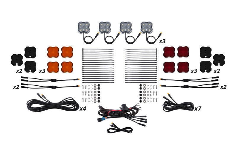 Diode Dynamics Single-Color Rock Light Installer Magnet Mount Kit (12-pack) Light Accessories and Wiring Diode Dynamics