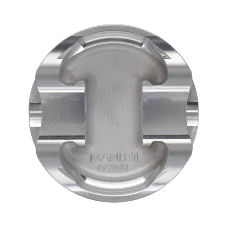 Manley 2018+ Ford Coyote 5.0L DOHC -6cc Dish 3.667in Bore 10:1 CR Platinum Extreme Duty Piston Set Piston Sets - Forged - 8cyl Manley Performance