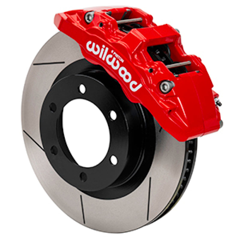Wilwood 2022 Toyota Tundra/LC300 Aero6-DM Front Brake Kit 13.56 Red Rotor W/Lines Big Brake Kits Wilwood