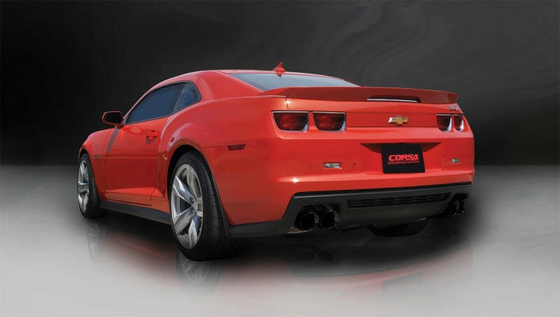 Corsa 2012-2015 Chevrolet Camaro Coupe ZL1 6.2L V8 Black Sport Cat-Back + XO Exhaust Catback CORSA Performance