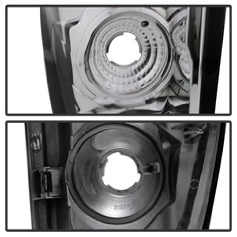 Spyder Chevy Avalanche 02-06 Euro Style Tail Lights Chrome ALT-YD-CAV04-C Tail Lights SPYDER