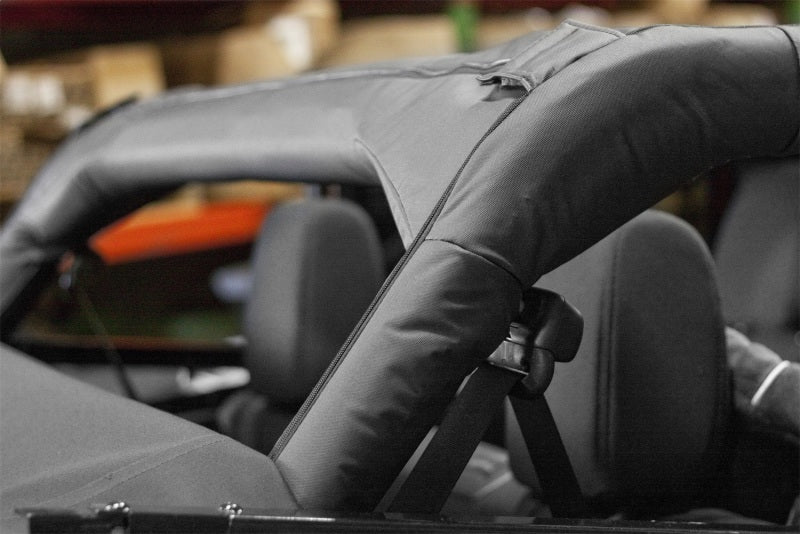 Rugged Ridge Roll Bar Cover Vinyl 07-18 Jeep Wrangler Unlimited JK Roll Cage Components Rugged Ridge