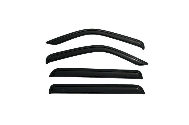 AVS 07-11 Dodge Nitro Ventvisor Outside Mount Window Deflectors 4pc - Smoke Wind Deflectors AVS