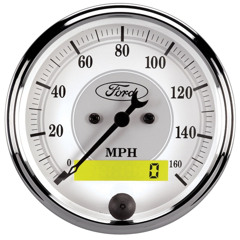 AutoMeter Gauge Speedometer 3-1/8in. 160MPH Elec. Prog. W/ Lcd Odo Ford Masterpiece Gauges AutoMeter