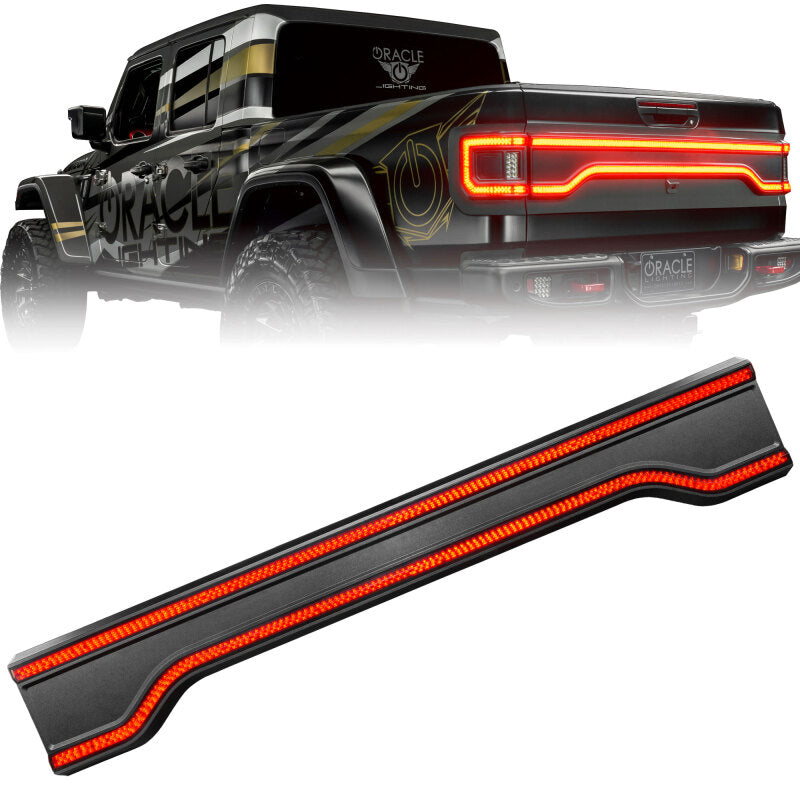 Oracle 20-23 Jeep Gladiator Racetrack Style LED Tail Gate Light - Tinted Light Tailgate Bar ORACLE Lighting