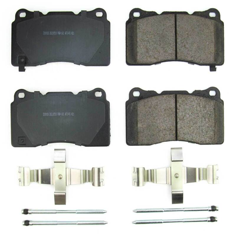 Power Stop 17-21 Honda Civic Front Z17 Evo Ceramic Brake Pads w/Hardware Brake Pads - OE PowerStop