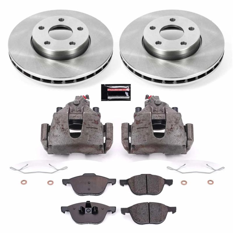Power Stop 12-13 Volvo C30 Front Autospecialty Brake Kit w/Calipers Brake Kits - OE PowerStop