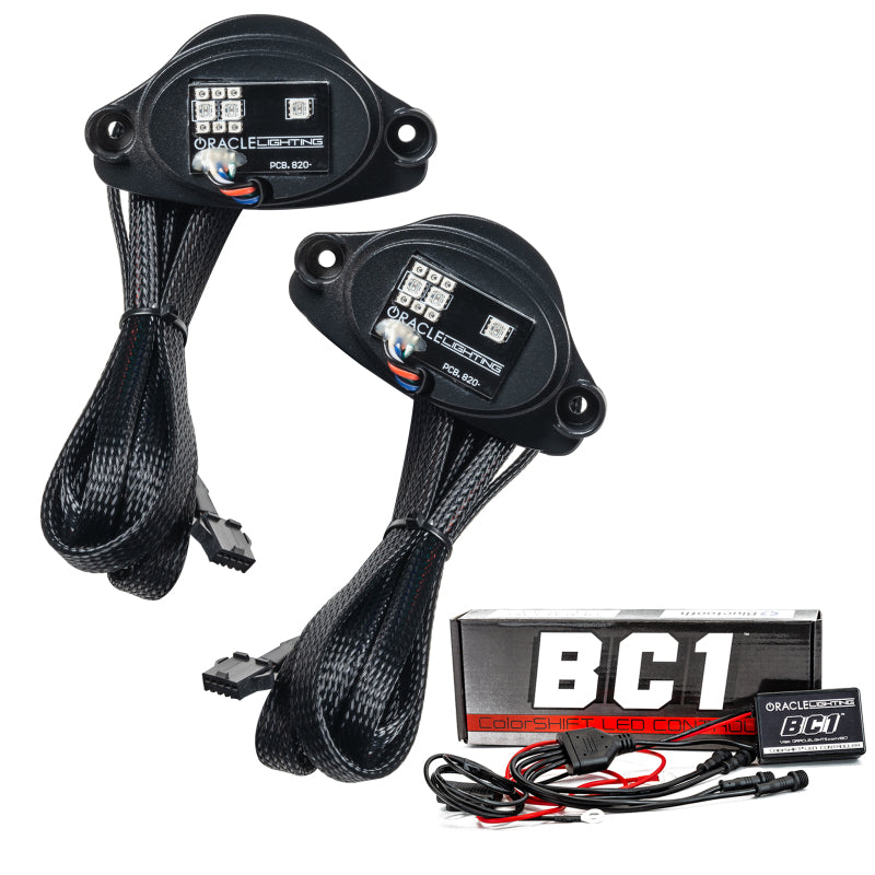 Oracle 20-21 Chevy Corvette C8 RGB+A Headlight DRL Kit - ColorSHIFT w/ BC1 Controller Headlights ORACLE Lighting