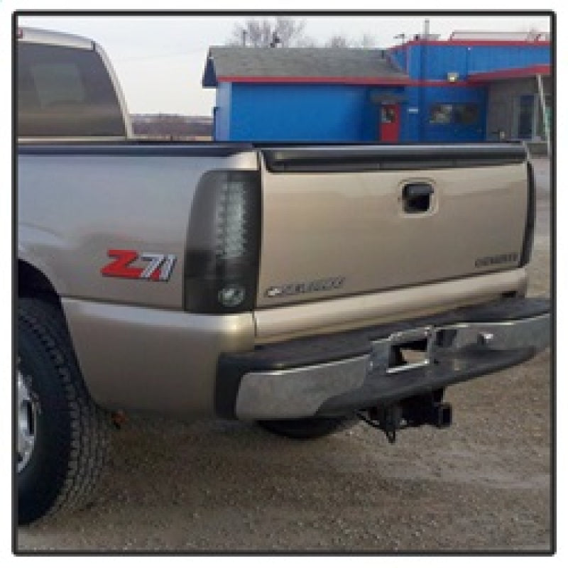 Spyder Chevy Silverado 1500 99-02 (Not Fit Stepside) LED Tail Lights Blk Smke ALT-YD-CS99-LED-BSM Tail Lights SPYDER