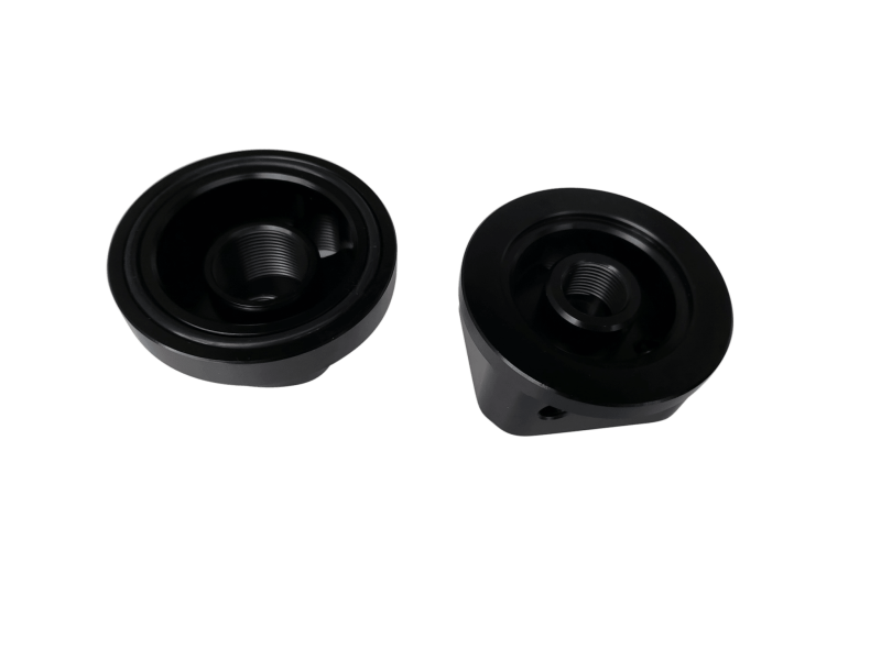BLOX Racing Remote Oil Filter Relocation Kit - Black Oil Filter Blocks BLOX Racing