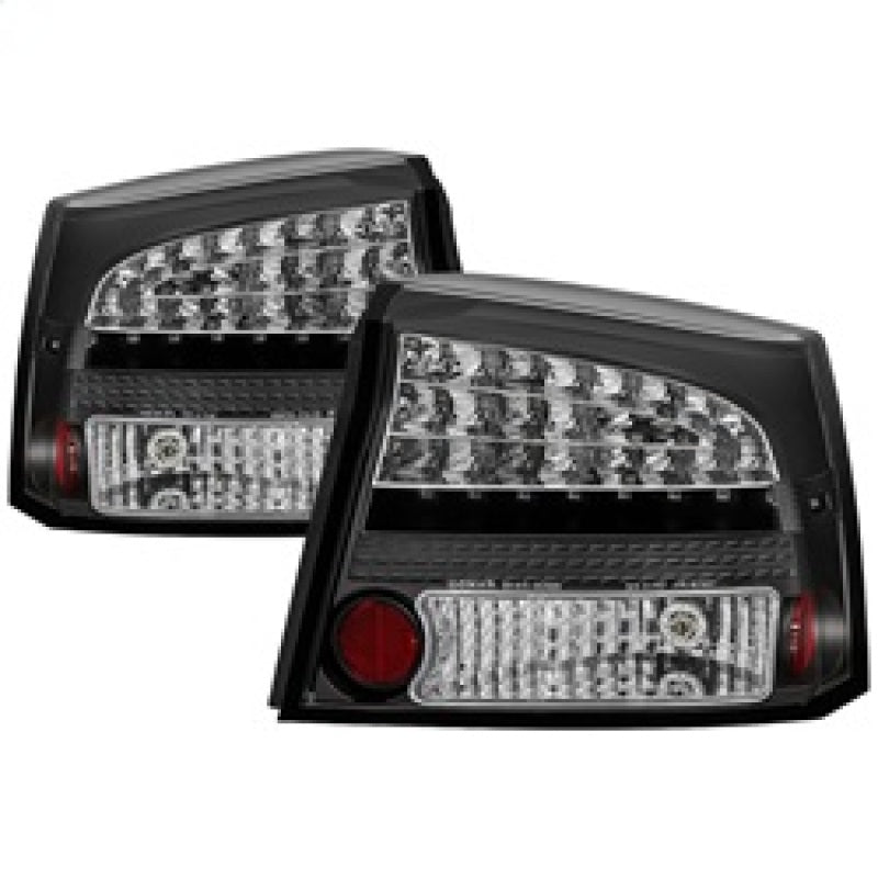 Spyder Dodge Charger 06-08 LED Tail Lights Black ALT-YD-DCH05-LED-BK Tail Lights SPYDER