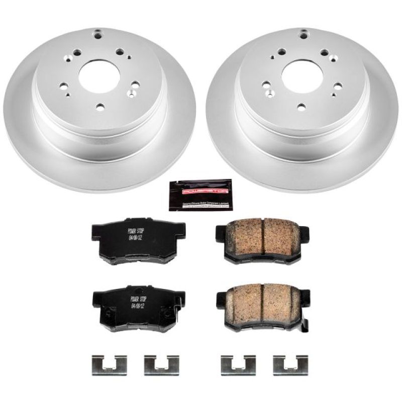 Power Stop 07-09 Acura RDX Rear Z17 Evolution Geomet Coated Brake Kit Brake Kits - Performance Blank PowerStop