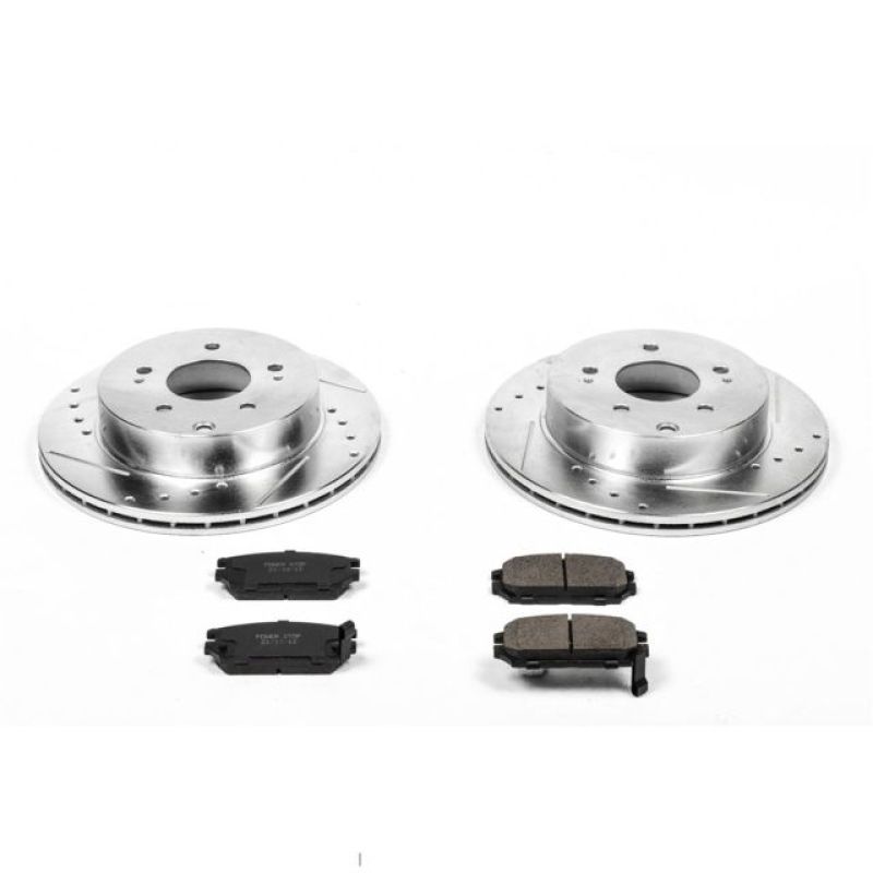Power Stop 06-12 Mitsubishi Eclipse Rear Z23 Evolution Sport Brake Kit Brake Kits - Performance D&S PowerStop