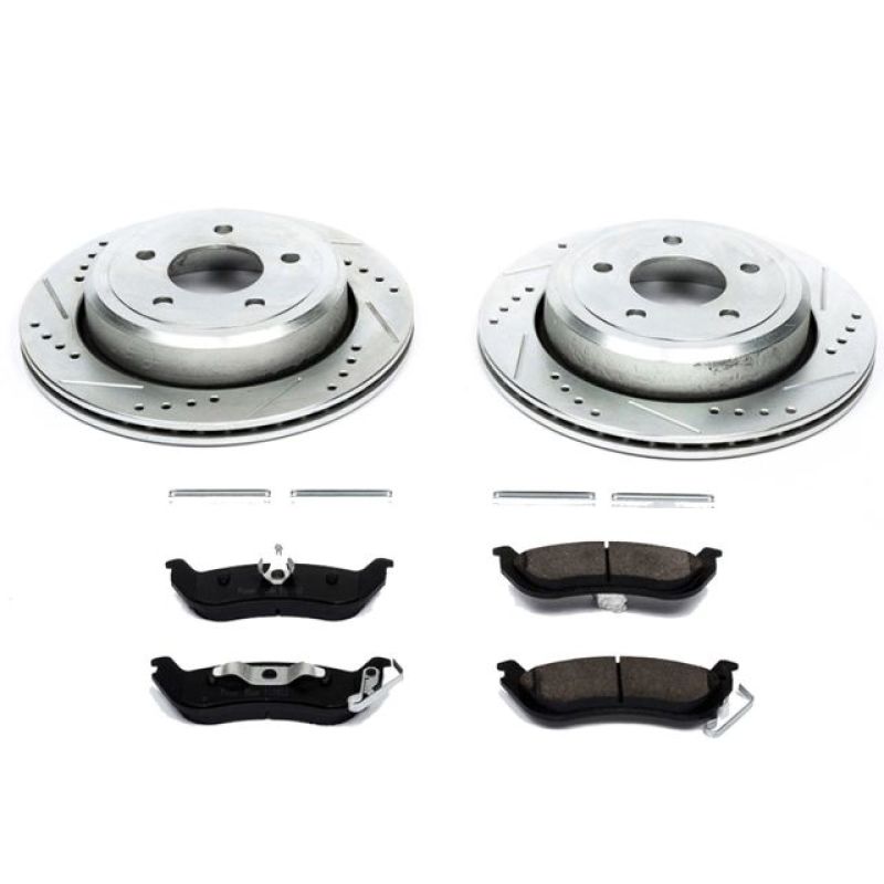 Power Stop 03-11 Ford Crown Victoria Rear Z23 Evolution Sport Brake Kit Brake Kits - Performance D&S PowerStop