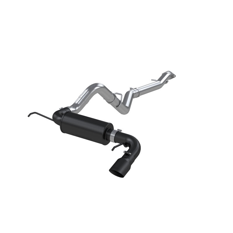 MBRP 2021+ Ford Bronco 2.3L/2.7L EcoBoost 3in Black Aluminized Catback Exhaust Catback MBRP
