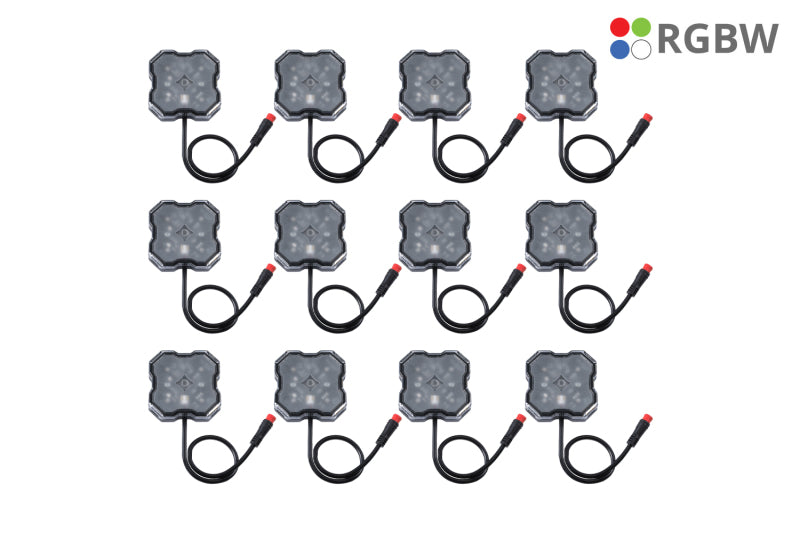 Diode Dynamics RGBW Rock Light Installer Kit w/Controller (12-pack) Light Accessories and Wiring Diode Dynamics