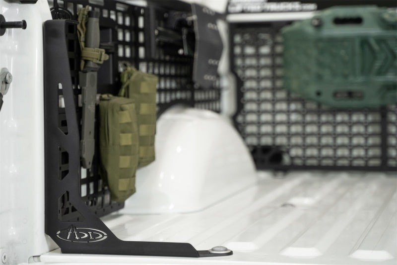 Addictive Desert Designs 2021+ Ford F-150 & Ford Raptor Bed Channel Stiffeners Black Brackets Addictive Desert Designs