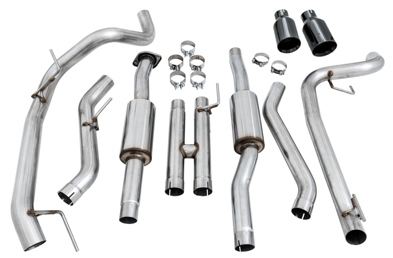 AWE Tuning 2017+ Ford Raptor 0 FG Performance Exhaust System - w/ Diamond Black Tips Catback AWE Tuning