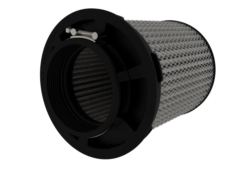 aFe MagnumFLOW Pro DRY S Universal Air Filter 4in F x 6.5n B x 6.5in T (Inv) x 8in H Air Filters - Universal Fit aFe