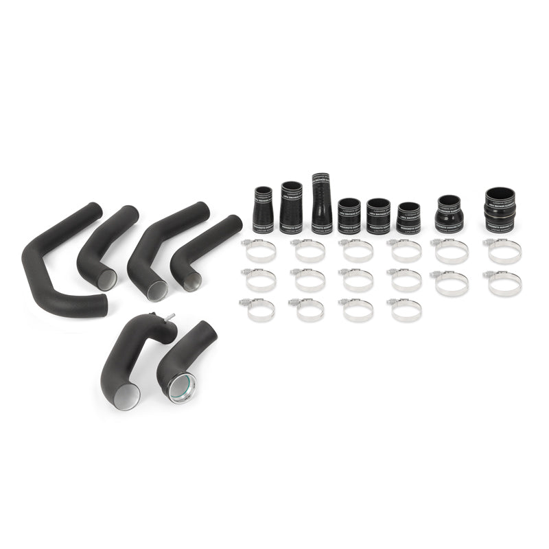 Mishimoto 15-17 Ford F-150 2.7L EcoBoost I/C Pipe Kit - Wrinkle Black Intercooler Pipe Kits Mishimoto