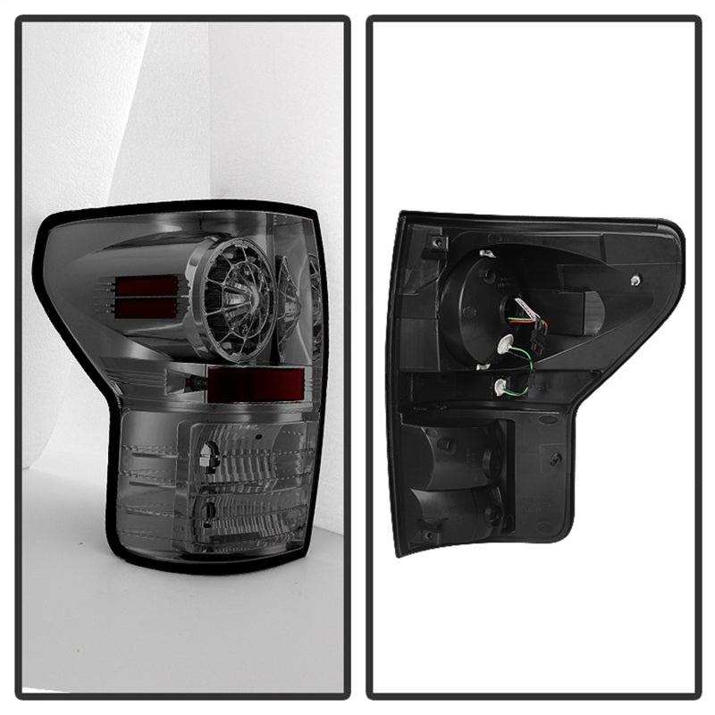 Spyder Toyota Tundra 07-13 LED Tail lights Smoke ALT-YD-TTU07-LED-SM Tail Lights SPYDER