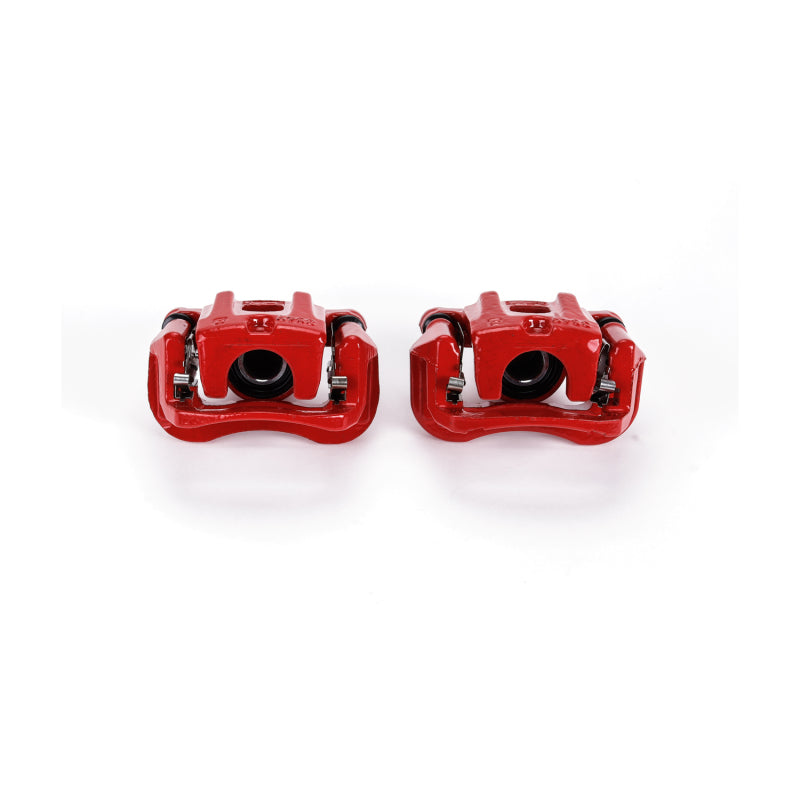 Power Stop 04-07 Toyota Highlander Rear Red Calipers w/Brackets - Pair Brake Calipers - Perf PowerStop