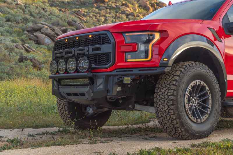 DV8 Offroad Ford 17-20 Ford F-150 Raptor Tube Front Bumper Bumpers - Steel DV8 Offroad