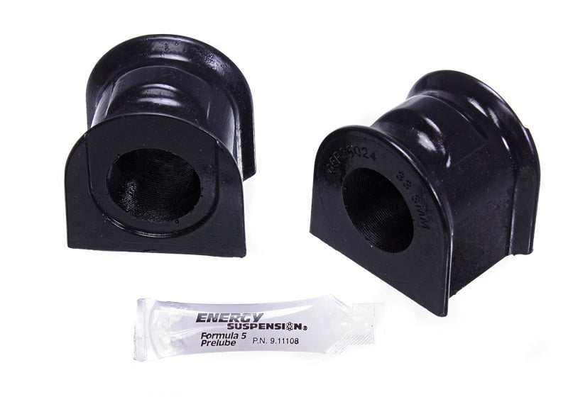 Energy Suspension 2015 Ford Mustang 33.3mm Front Sway Bar Bushings - Black Bushing Kits Energy Suspension