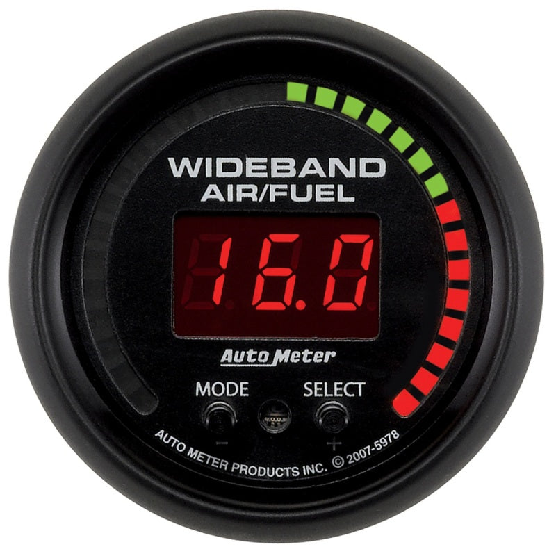 Autometer ES Digital 52mm Wideband Air/Fuel Kit Gauges AutoMeter