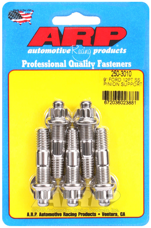ARP Ford 9in Pinion Support SS 12pt Stud Kit Head Stud & Bolt Kits ARP