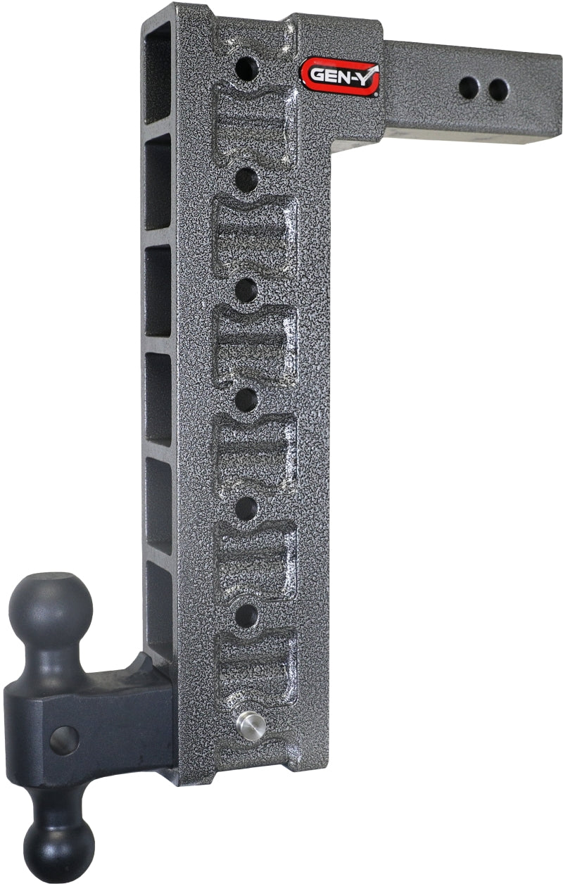 Gen-Y Mega Duty 2.5in Shank 18in Drop 3K TW 21K Hitch w/GH-061 Dual-Ball/GH-0101 Stabilizer Kit Hitch Receivers GEN-Y Hitch