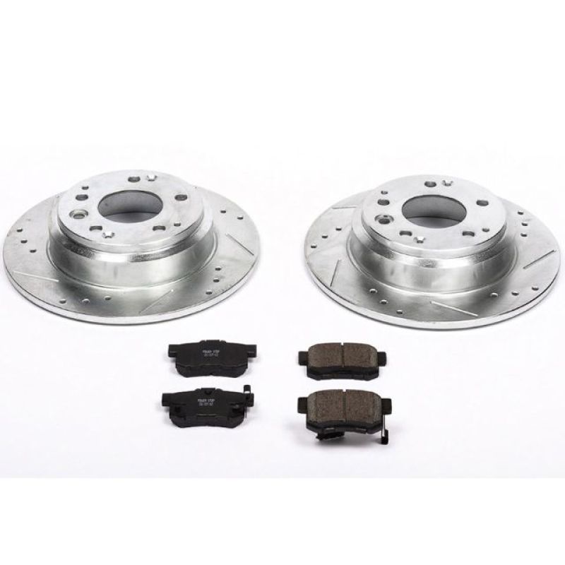 Power Stop 96-98 Acura RL Rear Z23 Evolution Sport Brake Kit Brake Kits - Performance D&S PowerStop