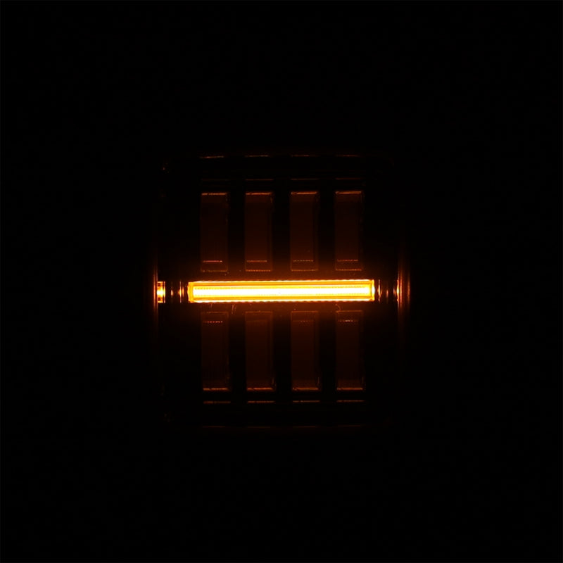 AlphaRex 18-23 Jeep Wrangler JL NOVA Prismatic LED Taillights Alpha-Black Tail Lights AlphaRex