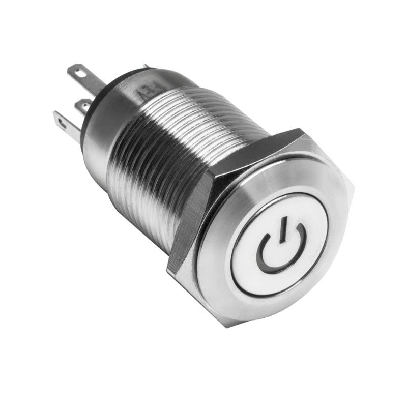 Oracle Pre-Wired Power Symbol On/Off Flush Mount LED Switch - UV/Purple Light Accessories and Wiring ORACLE Lighting