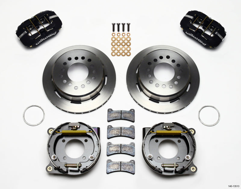 Wilwood Dynapro Low-Profile 11.00in P-Brake Kit BOP Axle 2.75in Bearing 2.75 Offset Big Brake Kits Wilwood